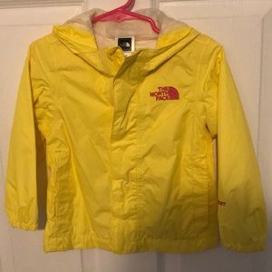 The North Face Kids Yellow Raincoat